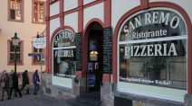 Die Pizzeria San Remo in der Marktstraße