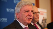 Der Landesvorsitzende der CDU Hessen, Ministerpräsident Volker Bouffier