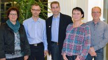 Die neue Truppe der SPD: Gerlinde Hartmann, Marcus Lohfink , Mark Bagus, Carmen Hüttl  und Peter Auth. (v.l.)