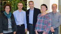 Die neue Truppe der SPD: Gerlinde Hartmann, Marcus Lohfink , Mark Bagus, Carmen Hüttl und Peter Auth. (v.l.)