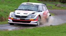 Youngster Dominik Dinkel im Skoda Fabia S2000.