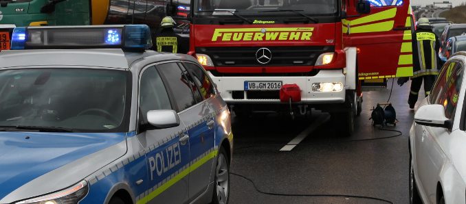 Unfall, Polizei