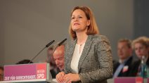 Generalsekretärin der SPD Hessen Nancy Faeser