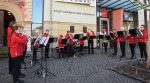 : Ständchen vor dem Eisenacher Rathaus – Musiker des dänischen YoungBrassOrchesters
