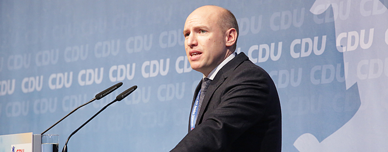 Der Generalsekretär der CDU Hessen, Manfred Pentz MdL