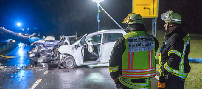 Tödlicher Unfall auf regennasser Fahrbahn bei Schlüchtern