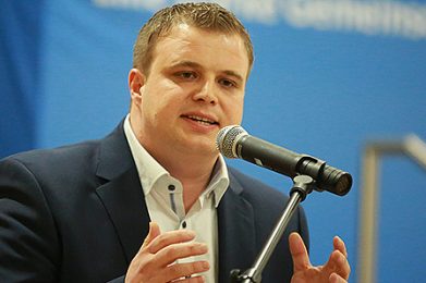 Hünfelds Bürgermeister Benjamin Tschesnok