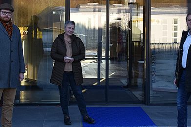 Nicolas Schulze, Elke Hant und Thorsten Viel. (v,l)