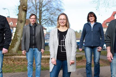 Markus Schreiber, Stefan Jökel, Danica Muth, Beate Vogler und Ronny Fara liegt das Wohl der Menschen aus der Region sehr am Herzen (v.l.) Foto: B&R