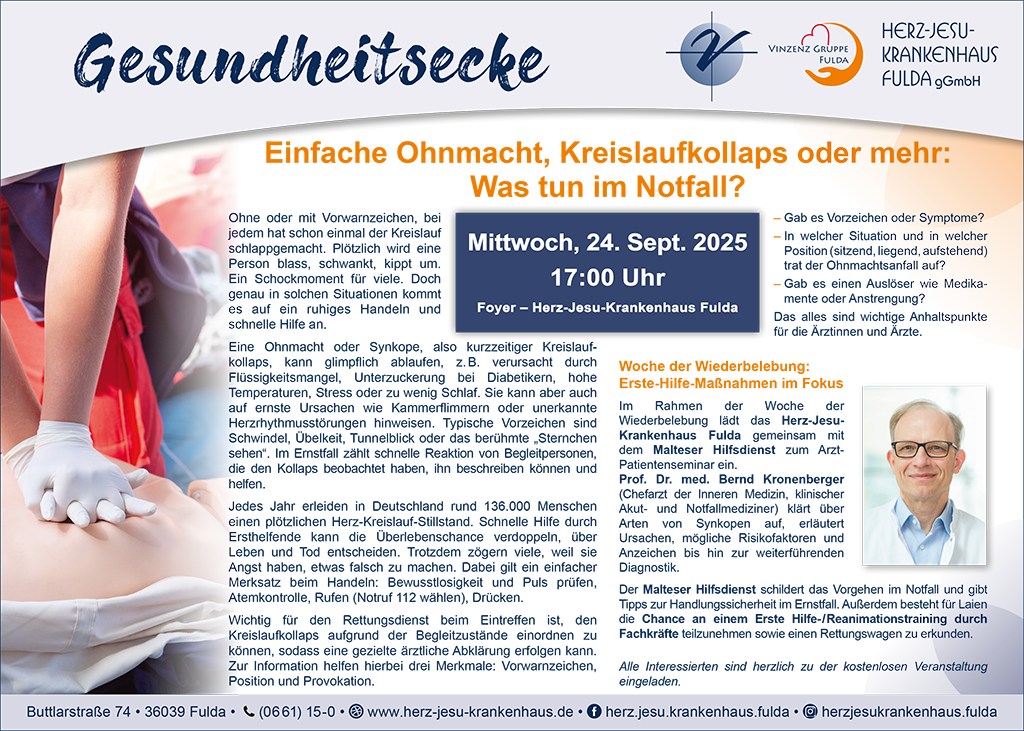 Gesundheitsecke 24092025 kreislaufkollaps
