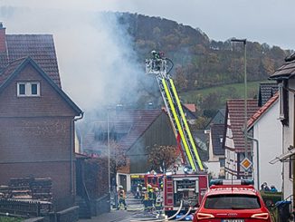Schotten Rudingshain: Fachwerkhaus in Ortskern geriet in Brand