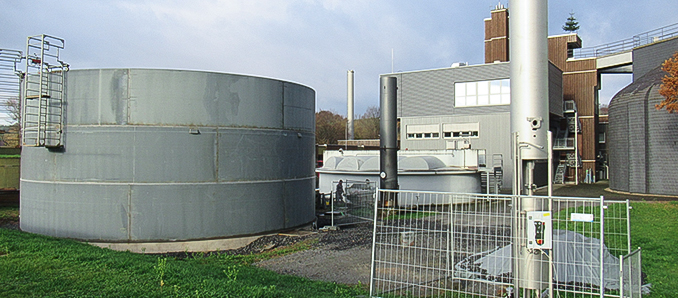 Gasbehälter im Bau. Foto: privat