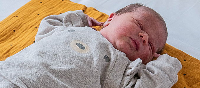 Ruby Hofmann ist das erste Baby des Jahres 2023 an den Main-Kinzig-Kliniken.