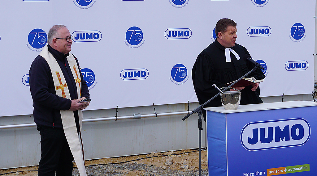 Spatenstich für neues JUMOWerk im Technologiepark Fulda West