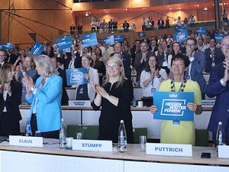 CDU Parteitag in Darmstadt