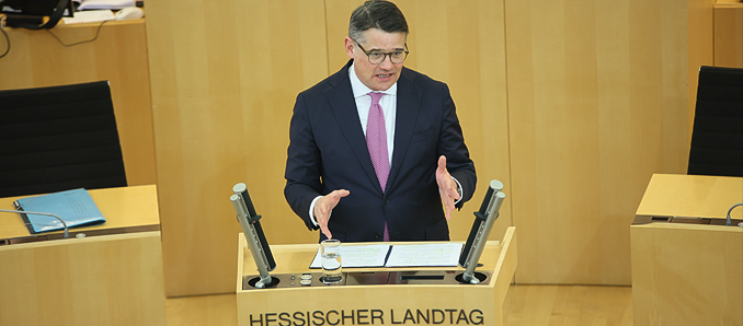 Ministerpräsident Boris Rhein (CDU).