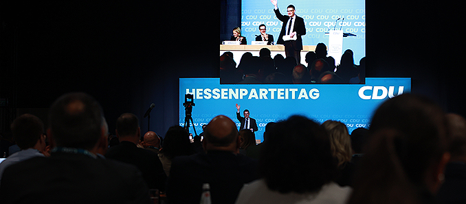 Besondere Vertreterversammlung der CDU Hessen zur Aufstellung der Landesliste für die Europawahl am 9. Juni