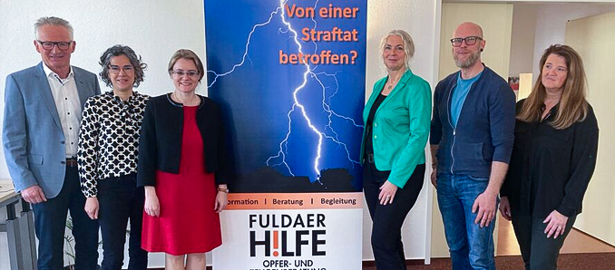 Staatssekretärin Tanja Eichner besuchte die Fuldaer-Hilfe e. V. Foto: HMdJ