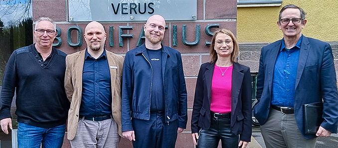 Torsten Dimmerling, Günther Mild, Thorsten Roland, Stefanie Dörfner, Dr. Urs Lustenberger (v.li.) Foto: privat