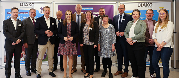 Internationaler Tag der Pflege: Landtagspräsidentin Wallmann besuchte Einrichtung der Diakonie Hessen in Bad Arolsen. Foto: Hessischer Landtag, Kanzlei