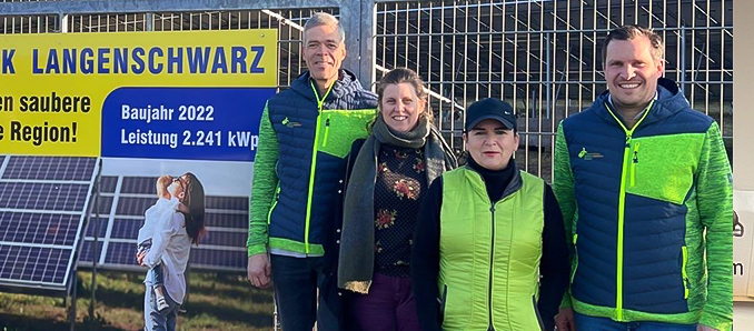 Dr. Gunther Mertens, Marie-Louise Puls, Karin Nerding-Ebert und Simon Sauerbier. Foto: privat