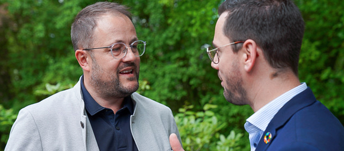 Sascha Erb und Florian Fritzsch. Foto: privat