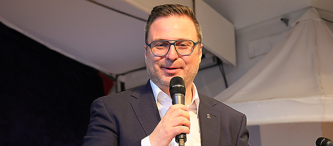 Fliedens Bürgermeister Christopher Gärtner