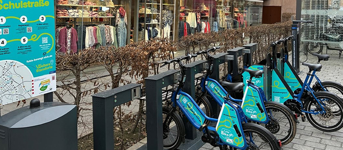 Weitere Station für Sharing-Fahrräder eröffnet